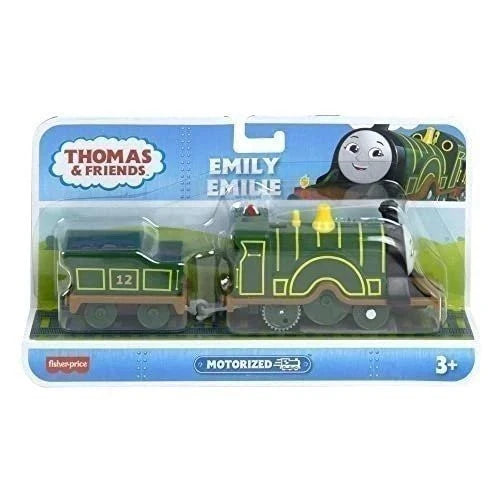 Thomas & Friends Motorized Toy Train Emily Battery-Powered Engine with Tender for Preschool Kids Ages 3+